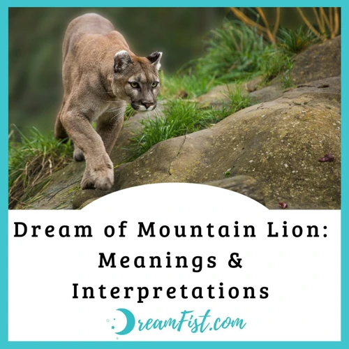 Common Cougar Dream Scenarios And Meanings